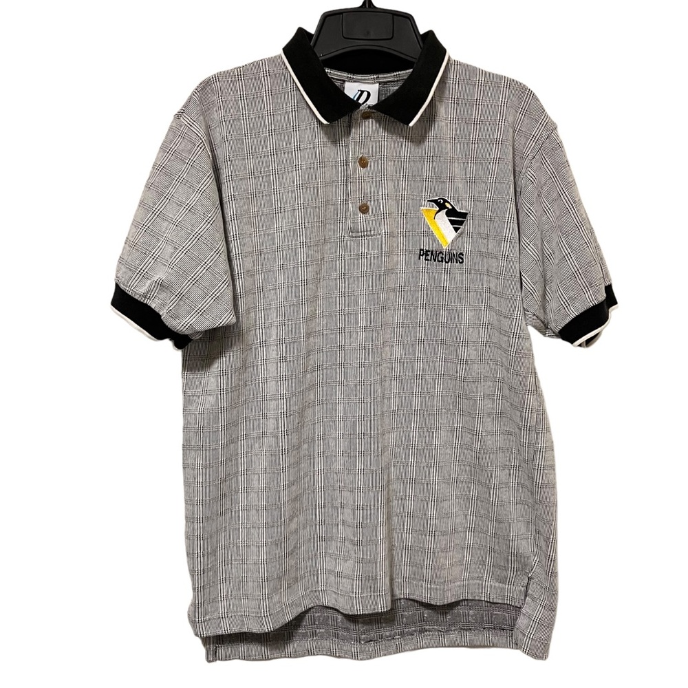 Vintage Dynasty Pittsburgh Penguins Polo Shirt